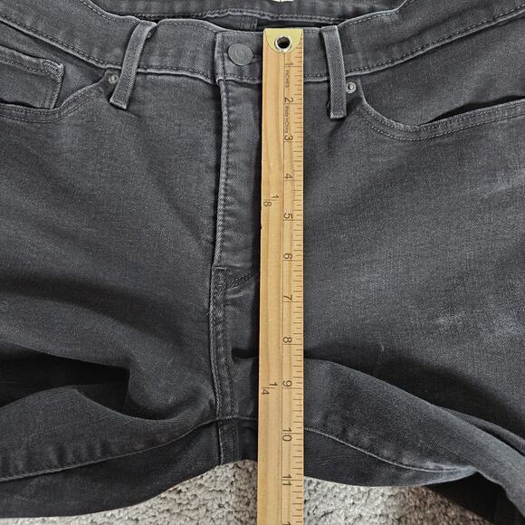 Levis 312 Shaping Slim Jeans Womens 31 Black Stretch Normcore Minimalist - Picture 8 of 14